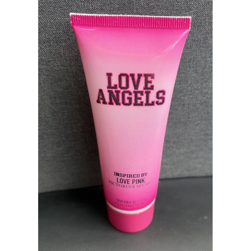 HTF/OOP Victoria's Secret Love Pink Angels Body Wash Shower GEL Lotion 2.7oz